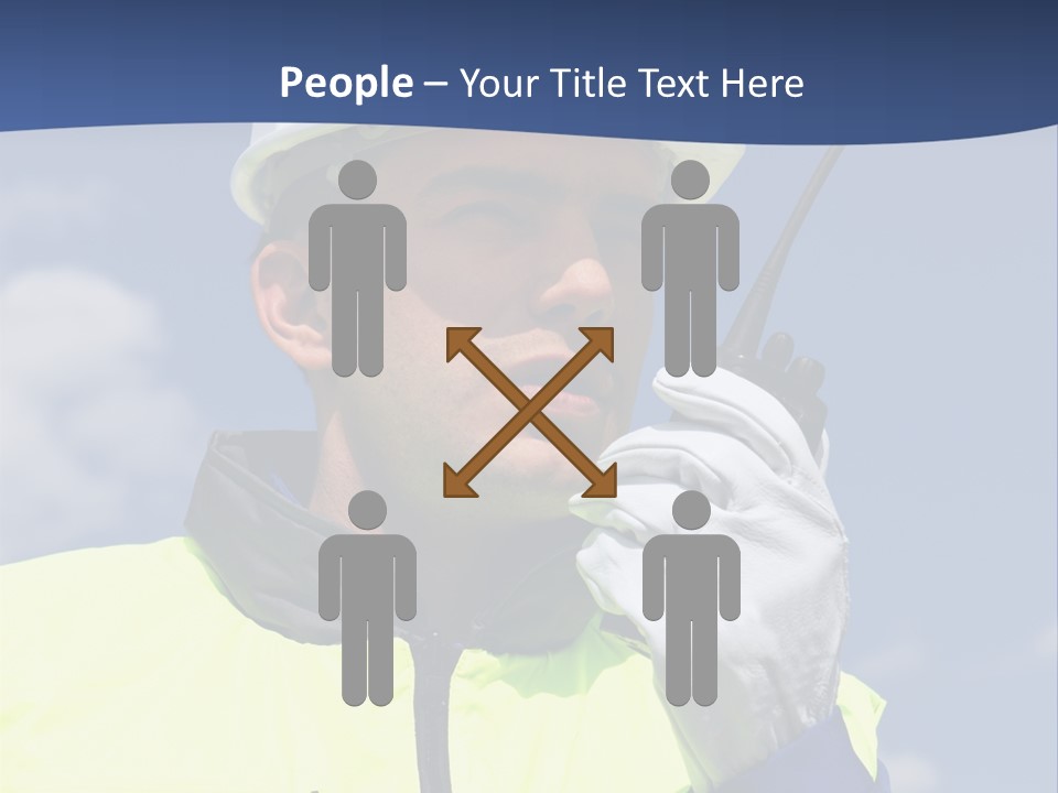 Walkietalkie Wear Site PowerPoint Template