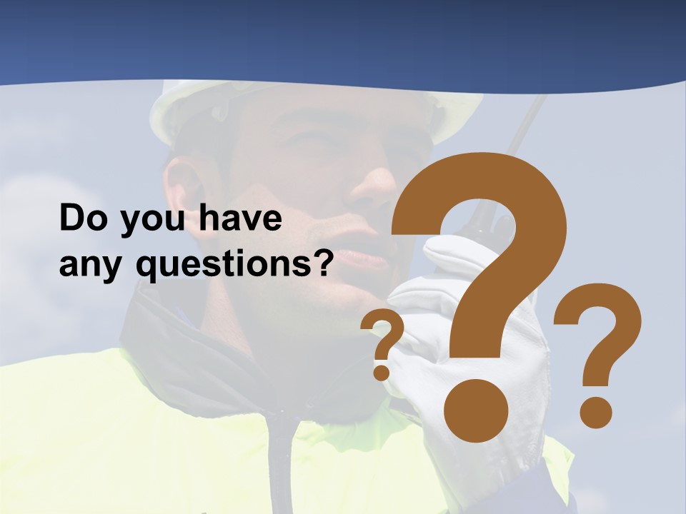 Walkietalkie Wear Site PowerPoint Template