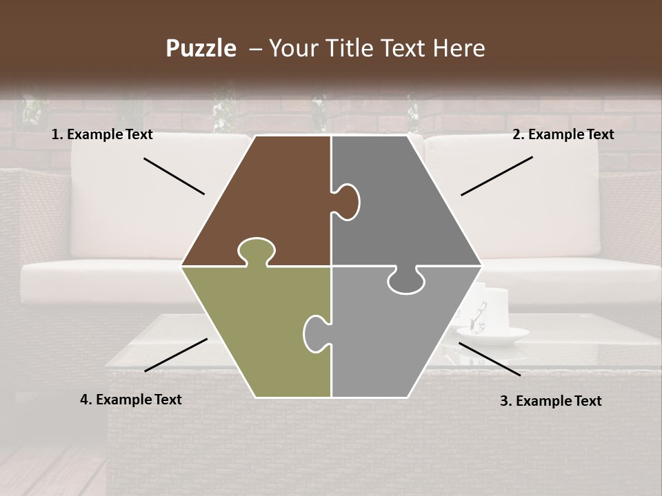 Hardwood Yard Pillow PowerPoint Template