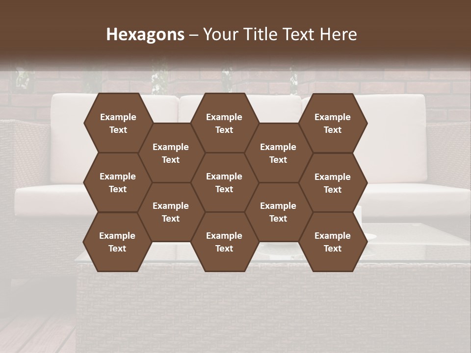 Hardwood Yard Pillow PowerPoint Template