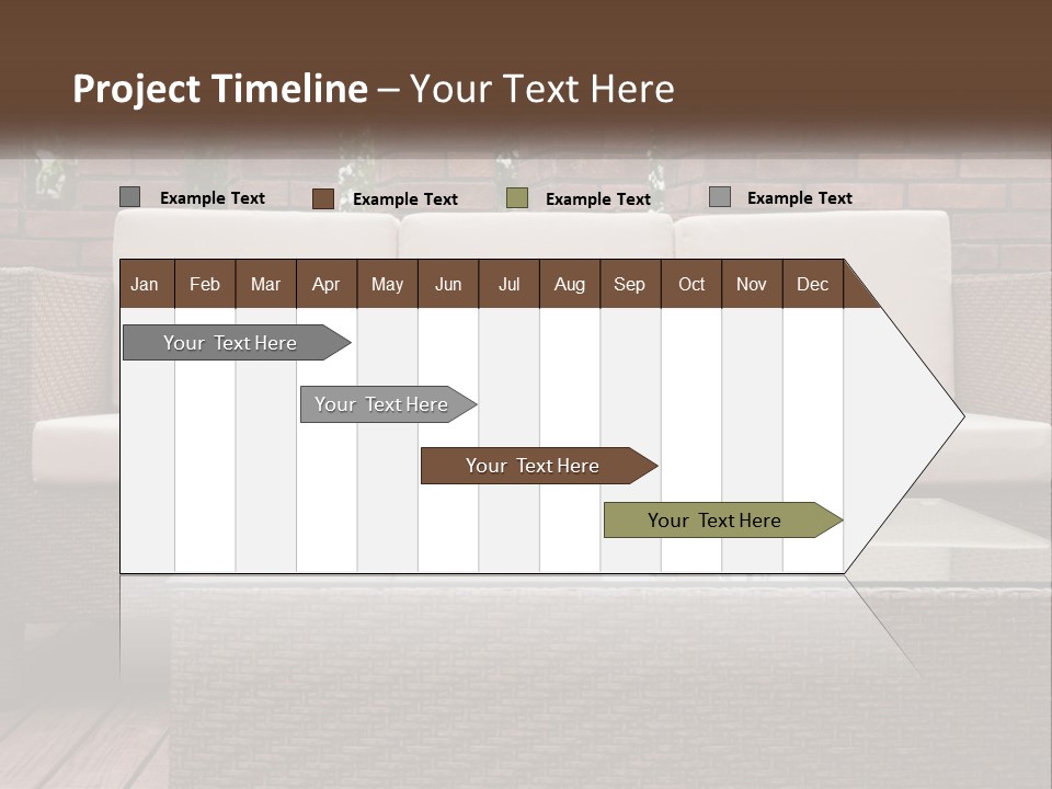 Hardwood Yard Pillow PowerPoint Template