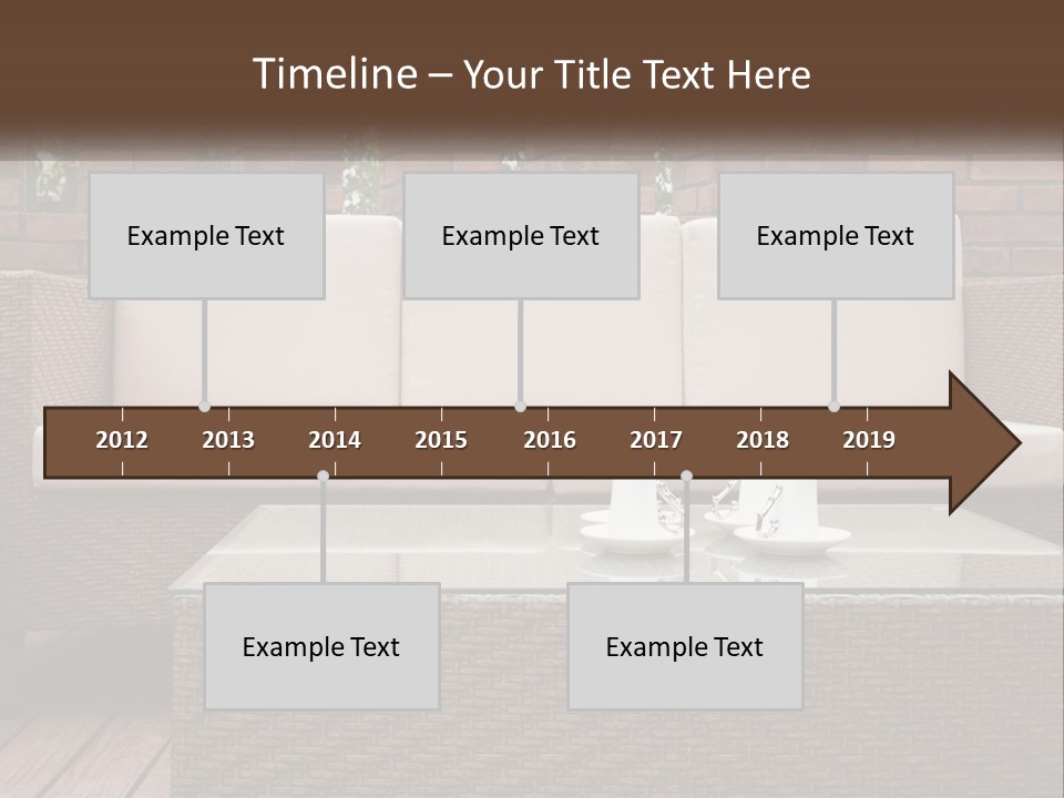 Hardwood Yard Pillow PowerPoint Template