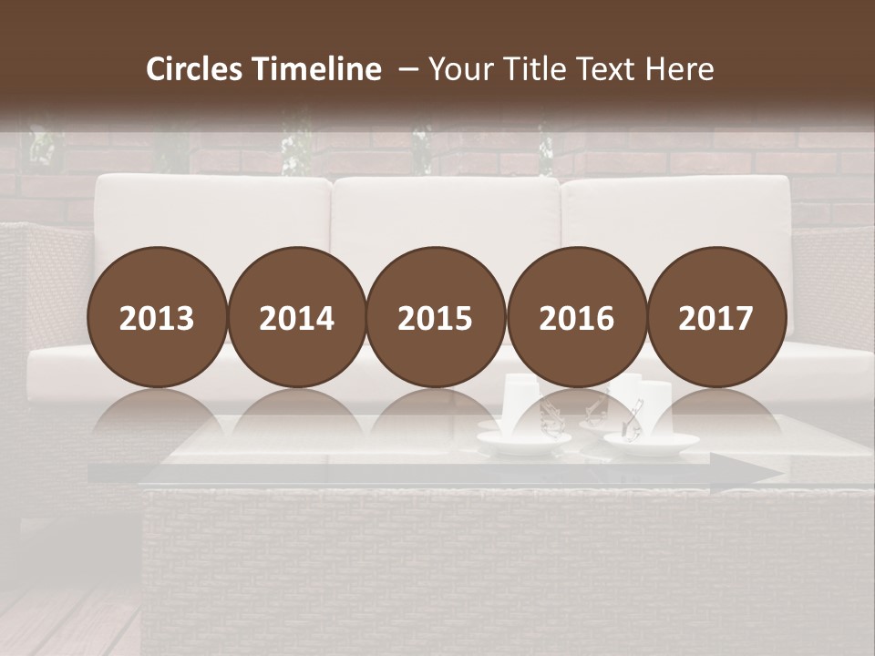 Hardwood Yard Pillow PowerPoint Template