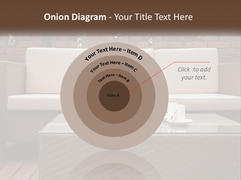 Hardwood Yard Pillow PowerPoint Template