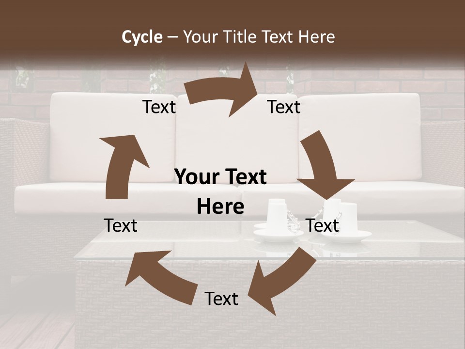Hardwood Yard Pillow PowerPoint Template