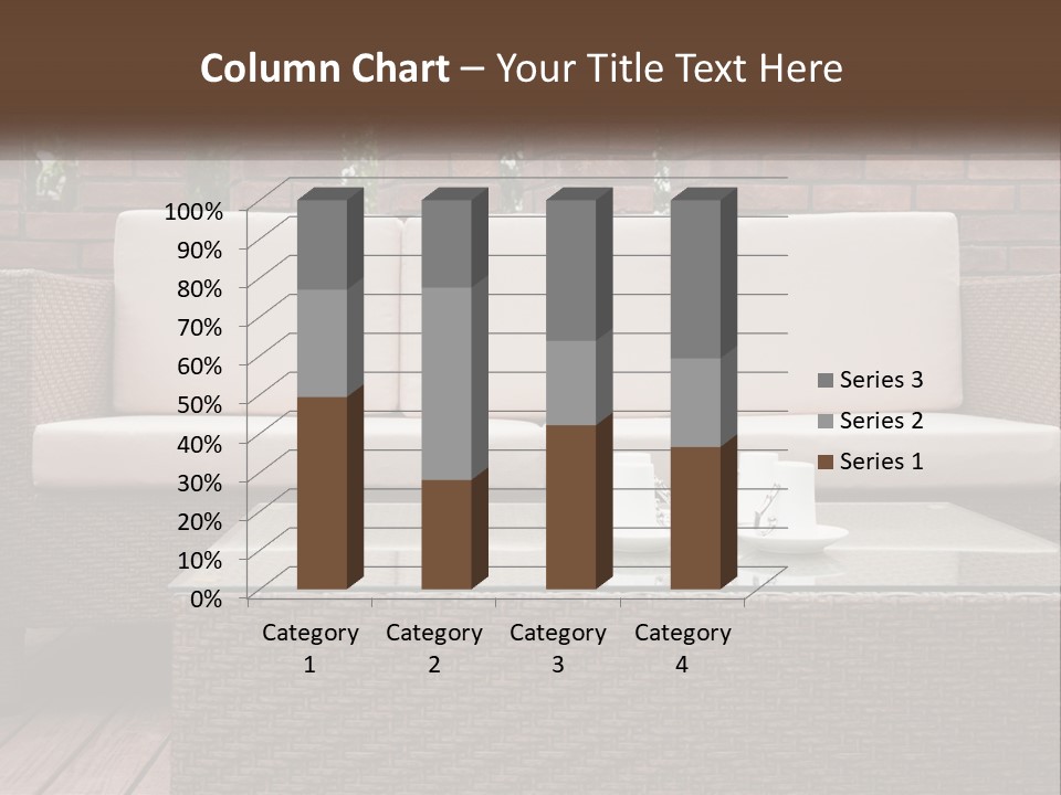 Hardwood Yard Pillow PowerPoint Template