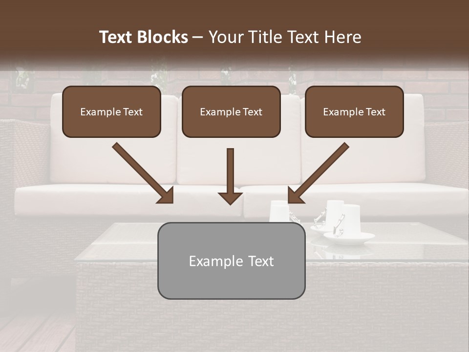 Hardwood Yard Pillow PowerPoint Template