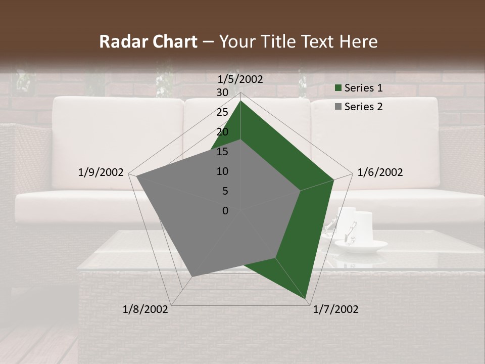 Hardwood Yard Pillow PowerPoint Template