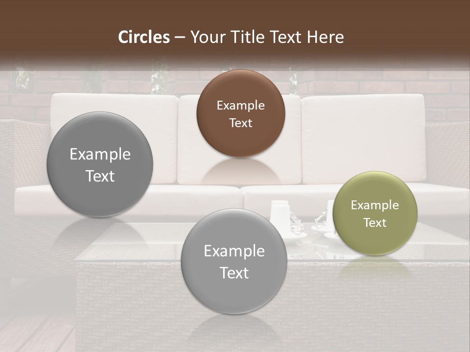 Hardwood Yard Pillow PowerPoint Template