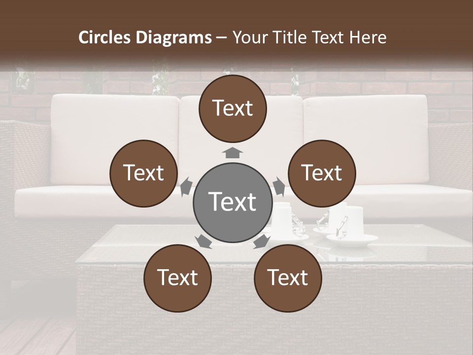 Hardwood Yard Pillow PowerPoint Template