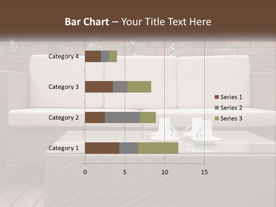 Hardwood Yard Pillow PowerPoint Template