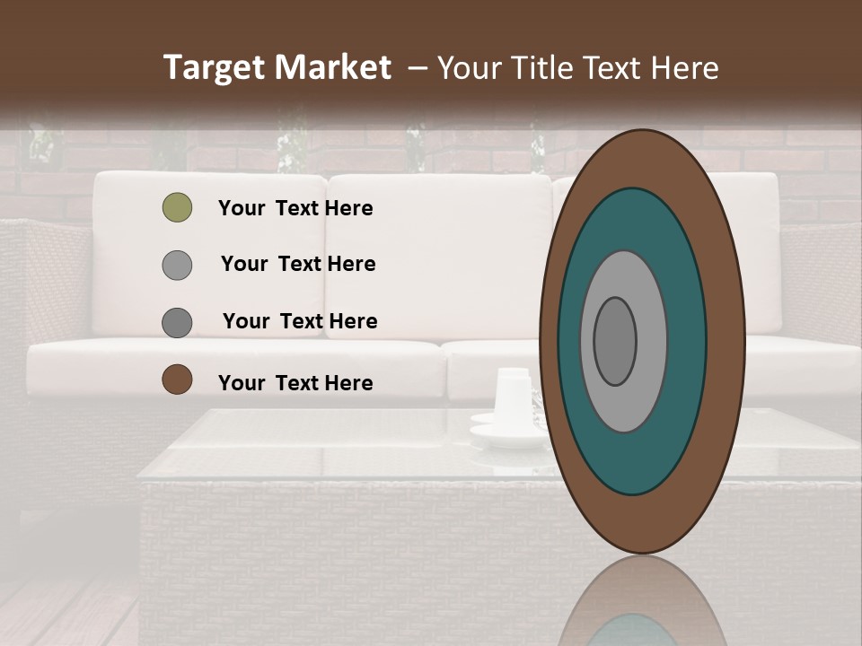 Hardwood Yard Pillow PowerPoint Template