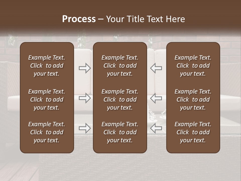 Hardwood Yard Pillow PowerPoint Template