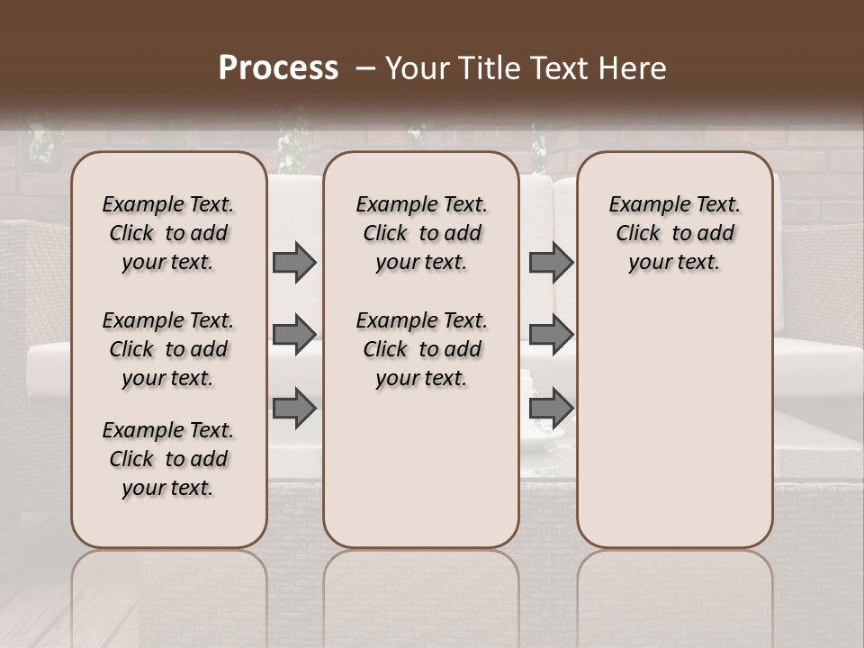 Hardwood Yard Pillow PowerPoint Template