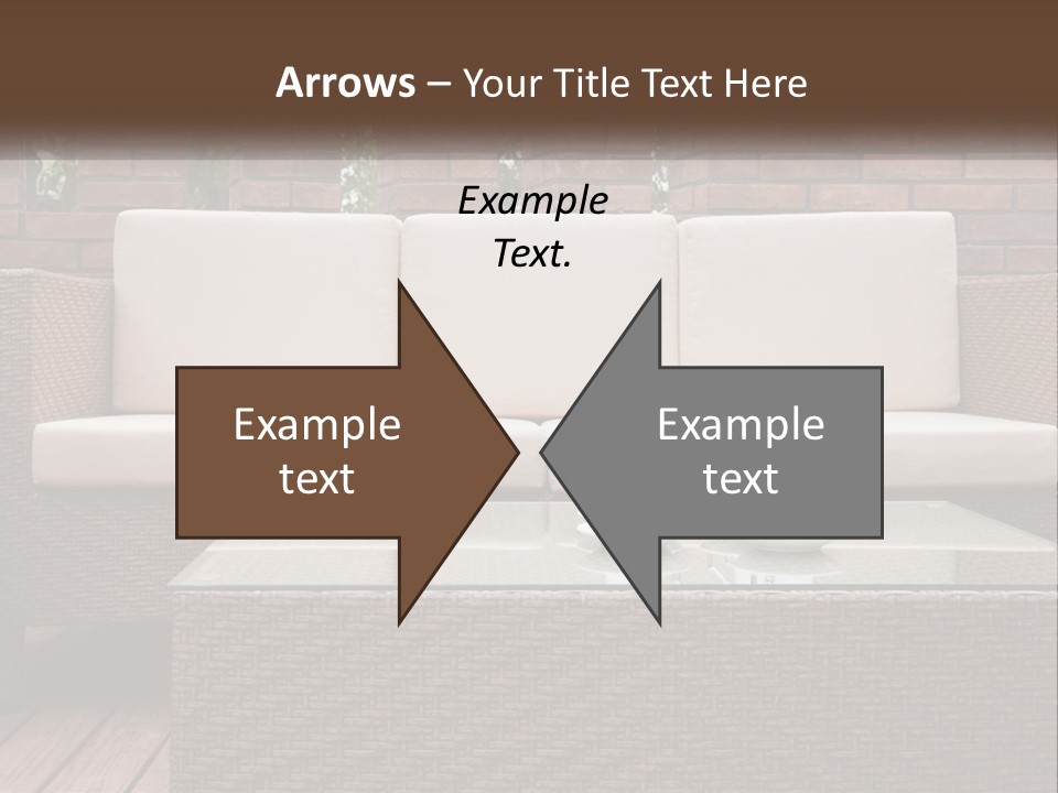 Hardwood Yard Pillow PowerPoint Template