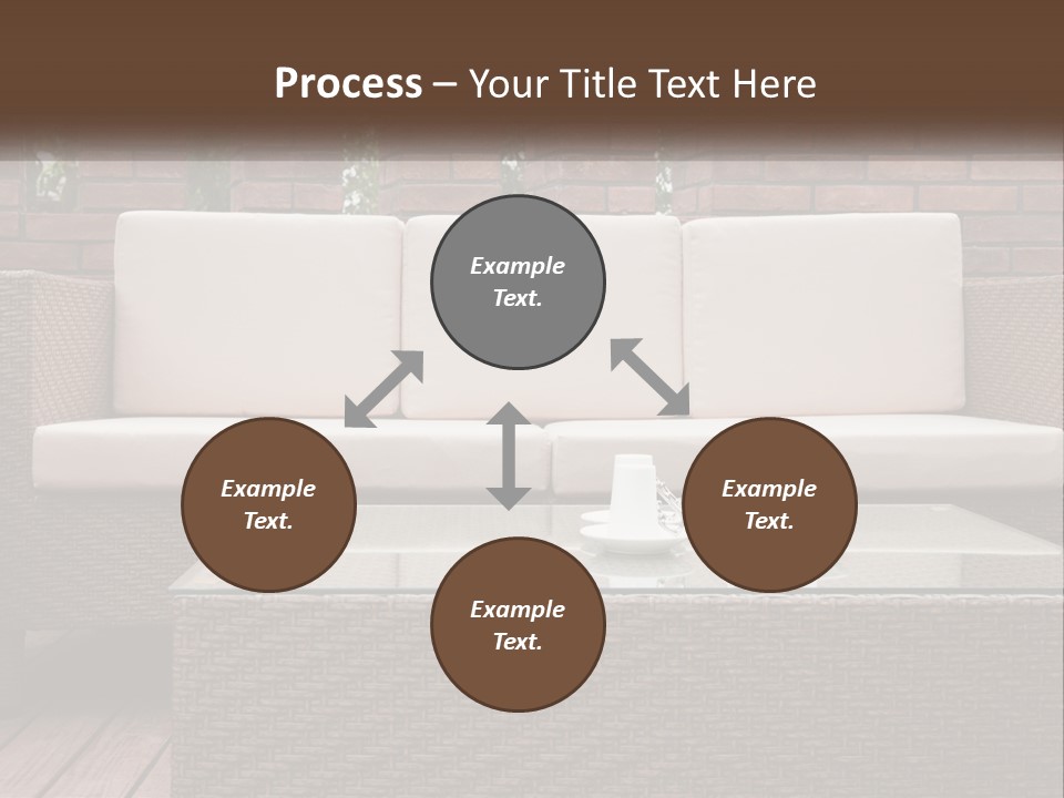 Hardwood Yard Pillow PowerPoint Template