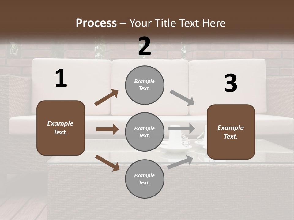 Hardwood Yard Pillow PowerPoint Template
