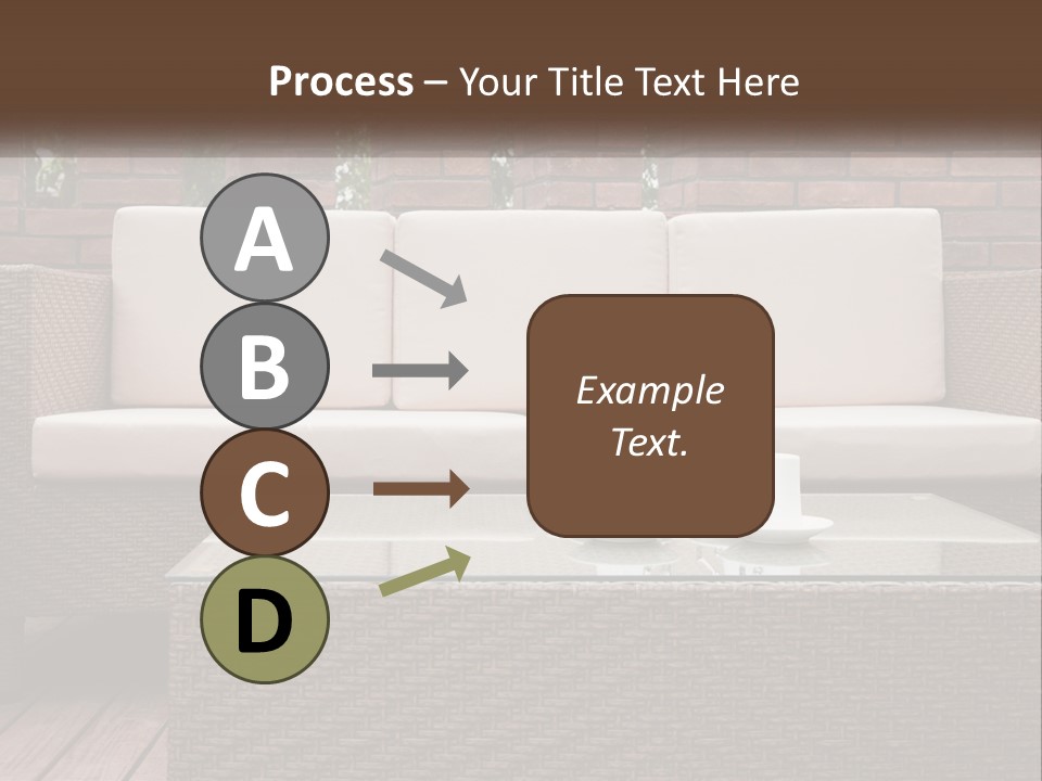 Hardwood Yard Pillow PowerPoint Template