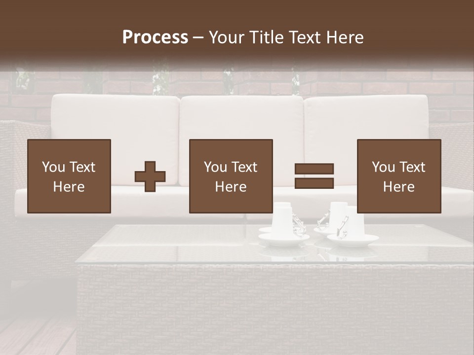 Hardwood Yard Pillow PowerPoint Template