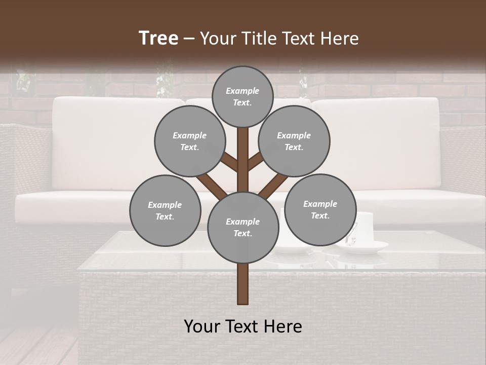 Hardwood Yard Pillow PowerPoint Template