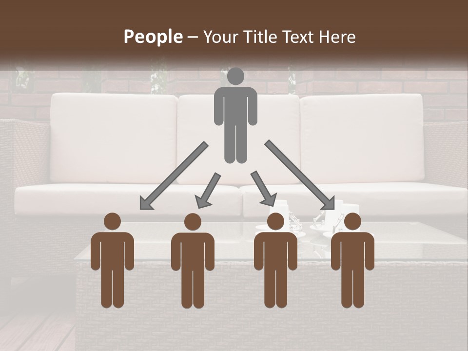 Hardwood Yard Pillow PowerPoint Template