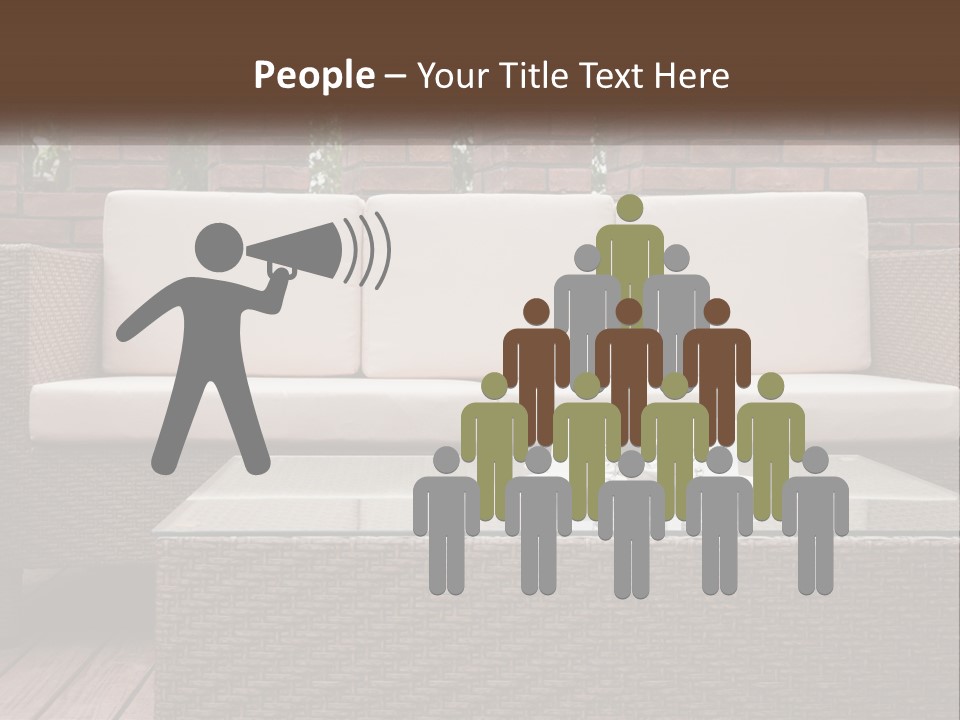 Hardwood Yard Pillow PowerPoint Template