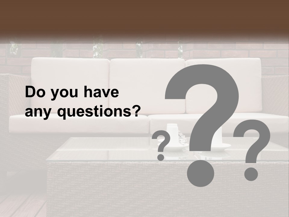 Hardwood Yard Pillow PowerPoint Template