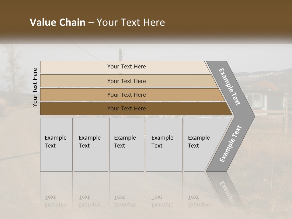 Wire Ruined Income PowerPoint Template