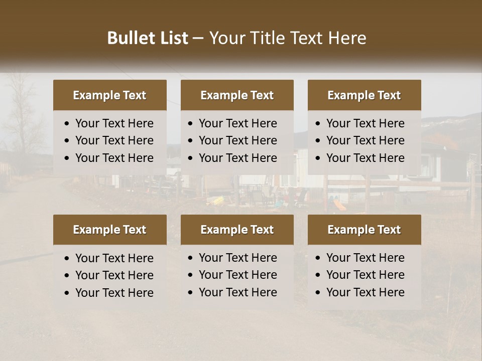 Wire Ruined Income PowerPoint Template