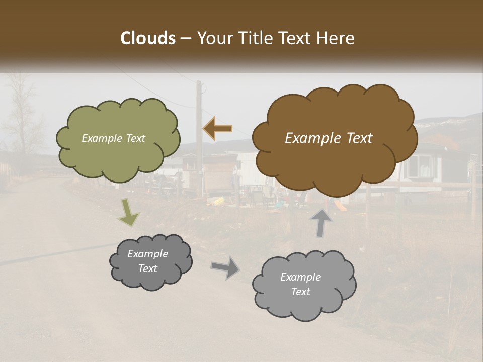 Wire Ruined Income PowerPoint Template