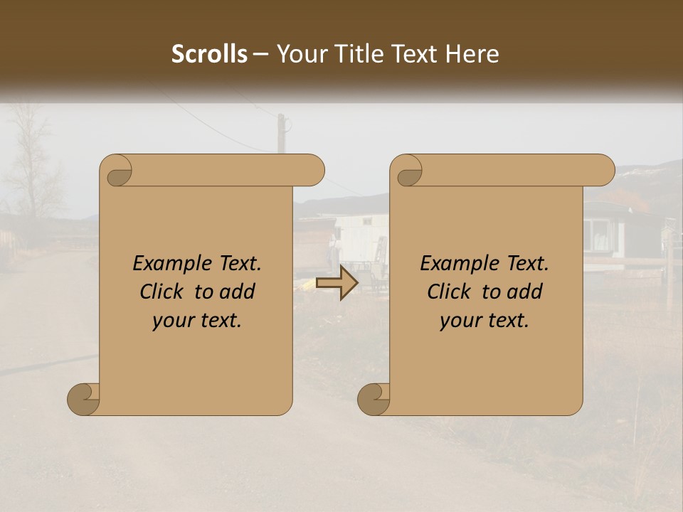 Wire Ruined Income PowerPoint Template