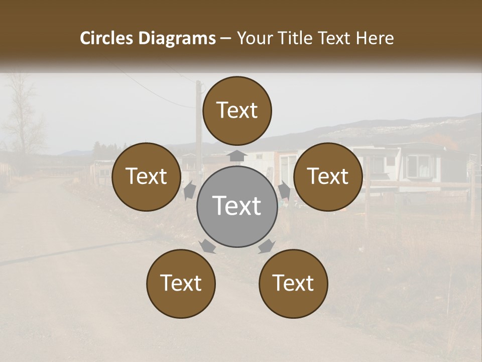 Wire Ruined Income PowerPoint Template