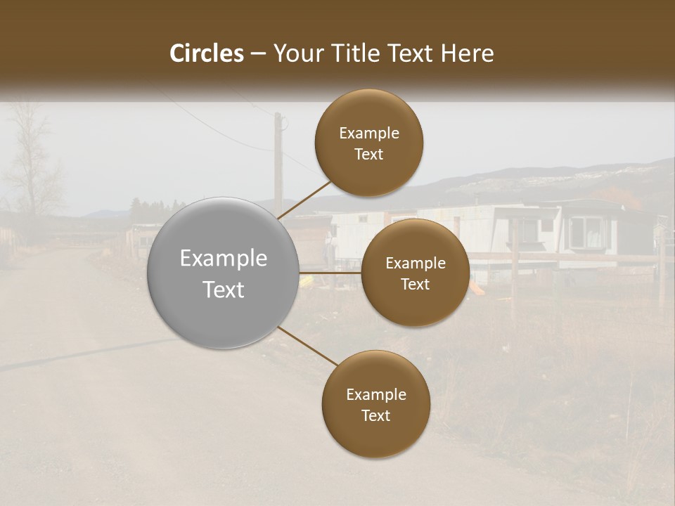 Wire Ruined Income PowerPoint Template