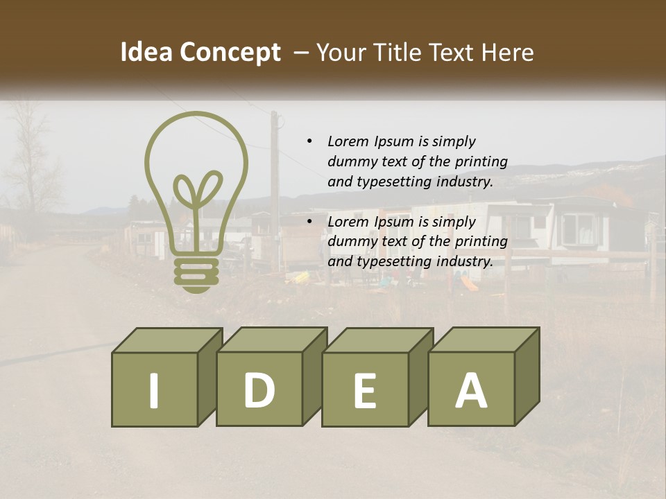 Wire Ruined Income PowerPoint Template