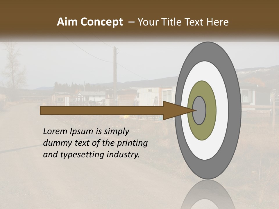 Wire Ruined Income PowerPoint Template