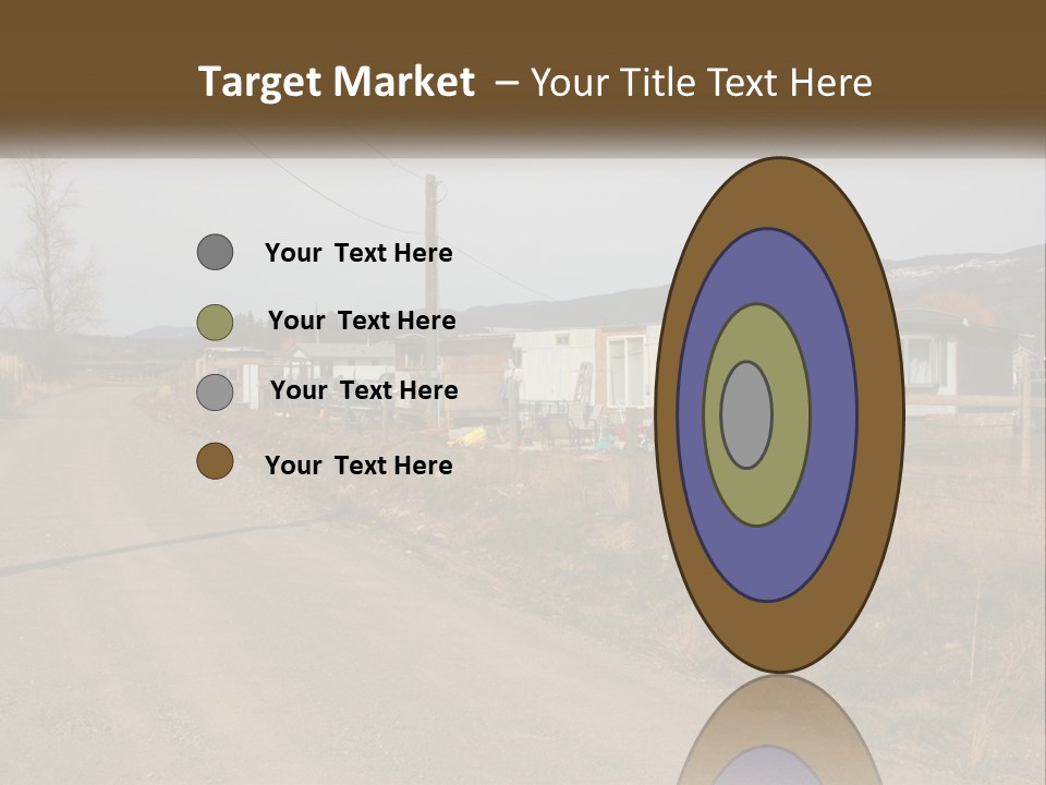 Wire Ruined Income PowerPoint Template