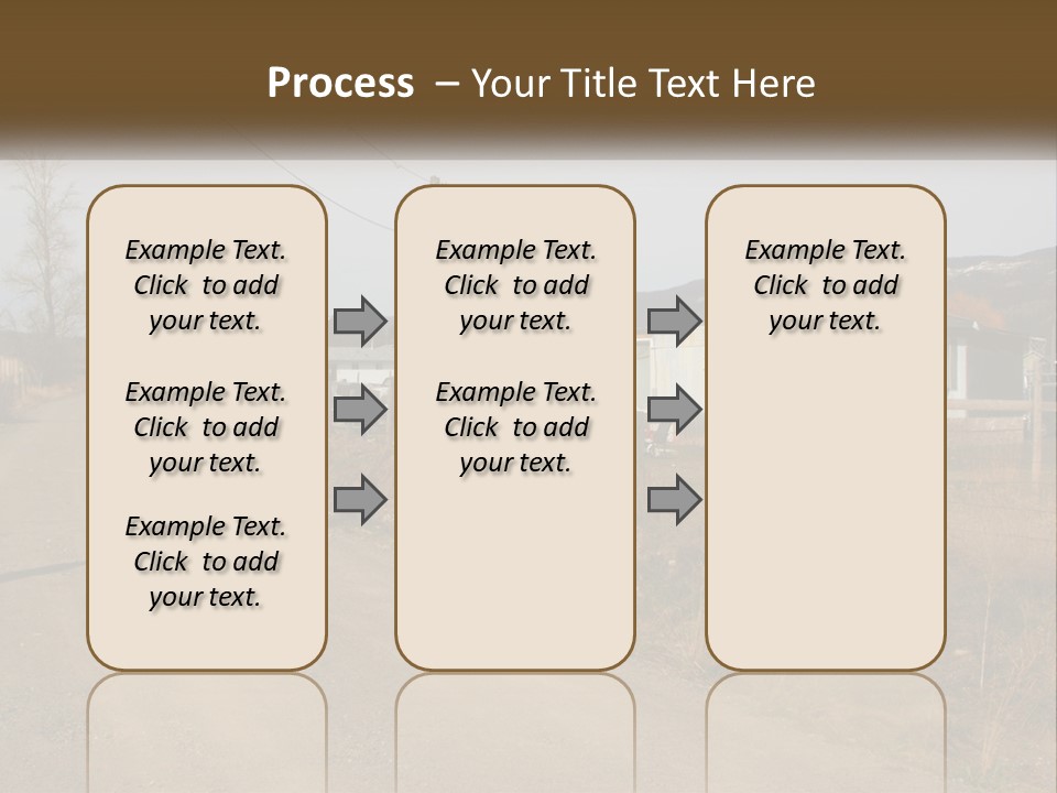 Wire Ruined Income PowerPoint Template
