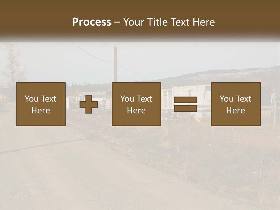 Wire Ruined Income PowerPoint Template