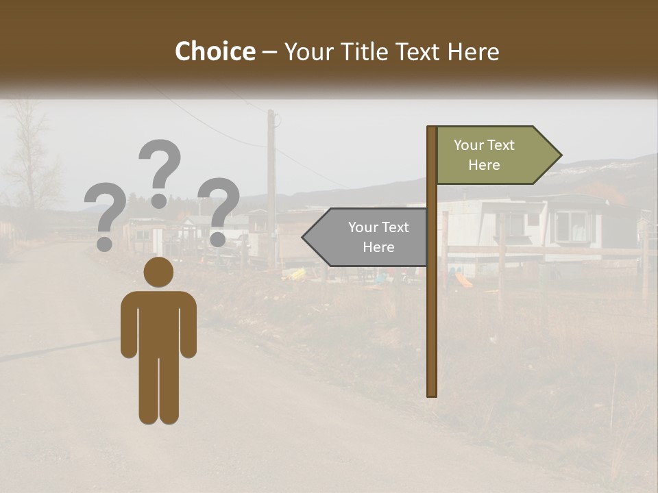 Wire Ruined Income PowerPoint Template