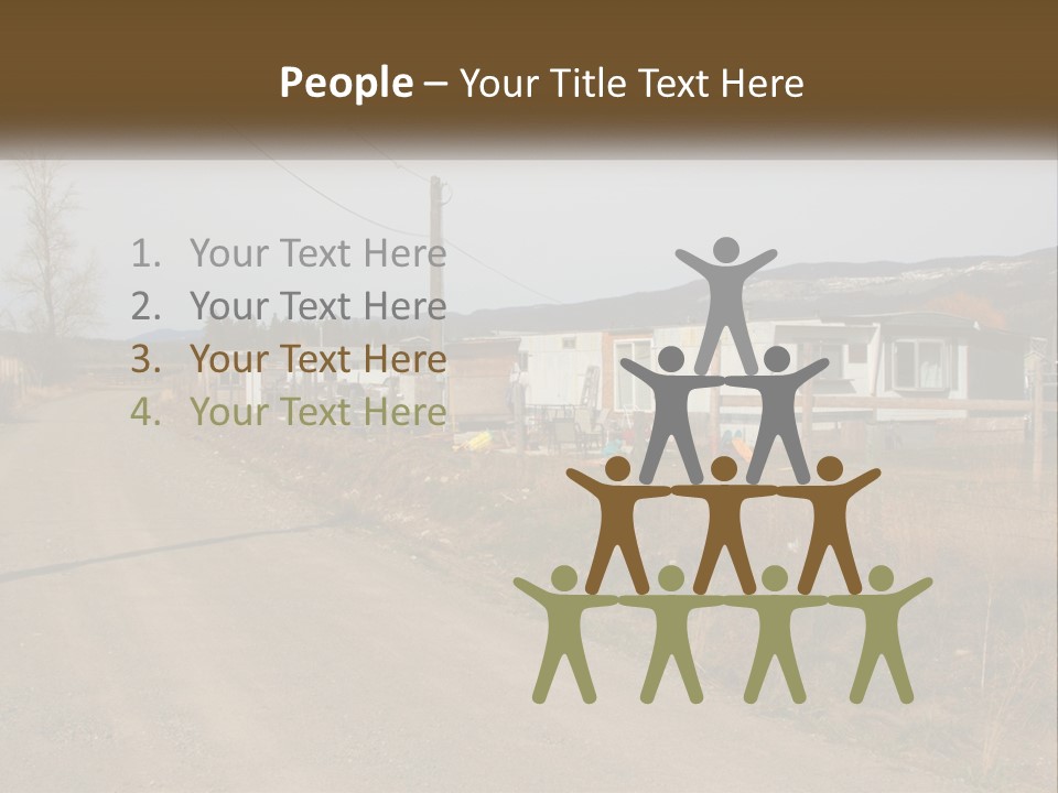 Wire Ruined Income PowerPoint Template