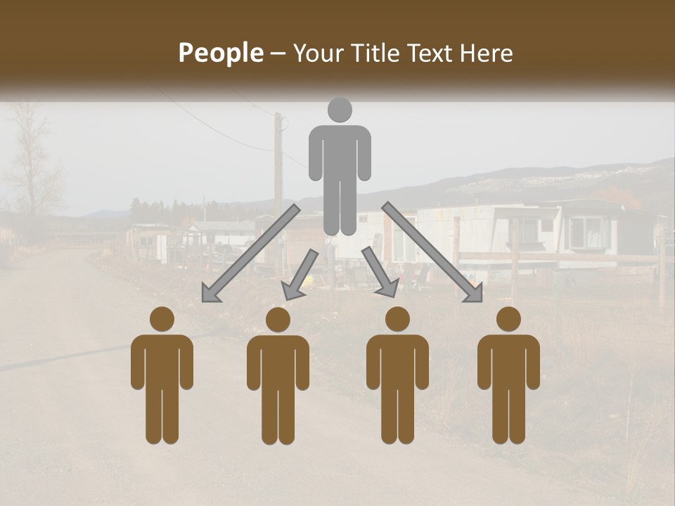 Wire Ruined Income PowerPoint Template