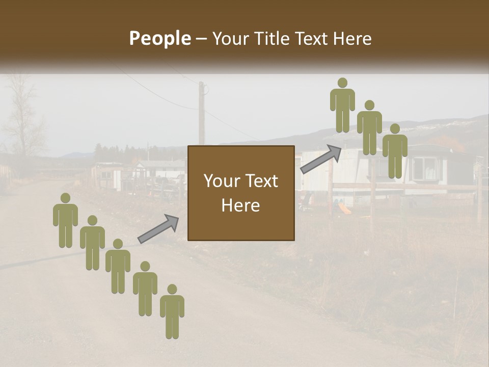 Wire Ruined Income PowerPoint Template