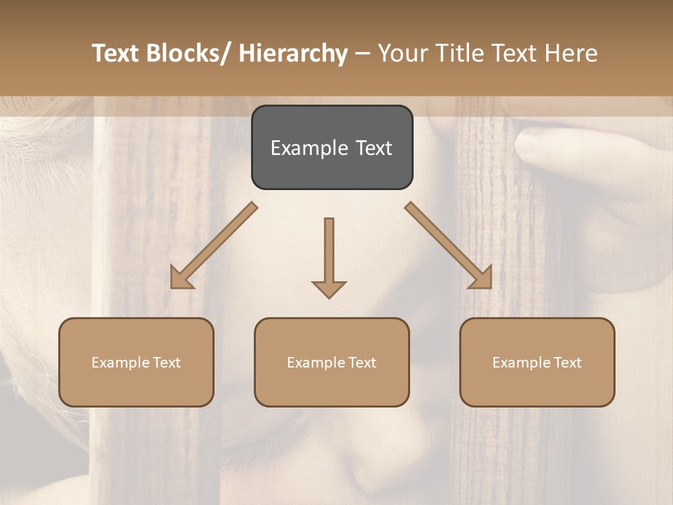 Exhausted Innocence Baby PowerPoint Template