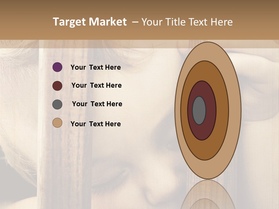 Exhausted Innocence Baby PowerPoint Template