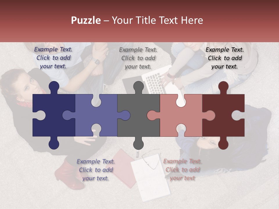 Businesspeople Youth Interaction PowerPoint Template