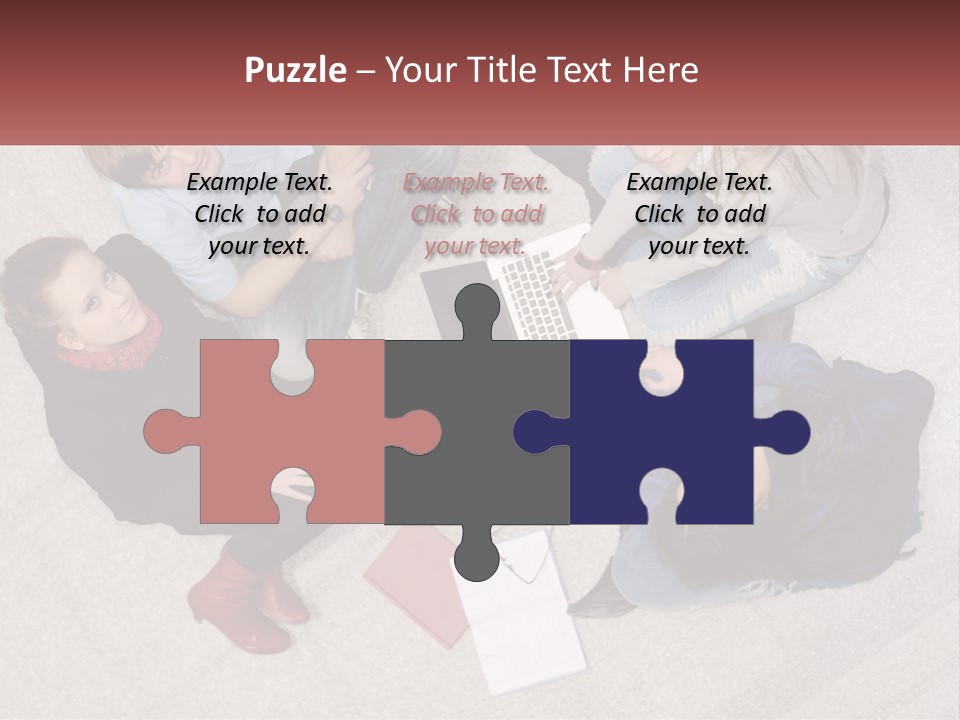 Businesspeople Youth Interaction PowerPoint Template