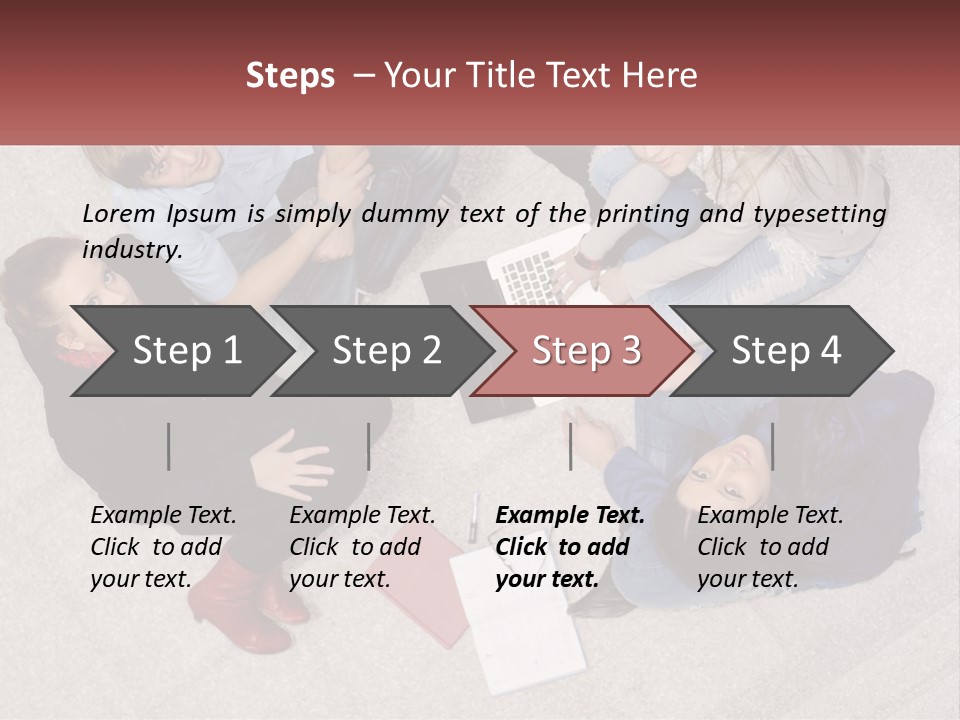 Businesspeople Youth Interaction PowerPoint Template