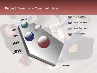 Businesspeople Youth Interaction PowerPoint Template