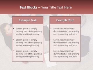 Businesspeople Youth Interaction PowerPoint Template