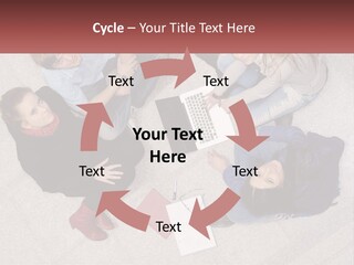 Businesspeople Youth Interaction PowerPoint Template